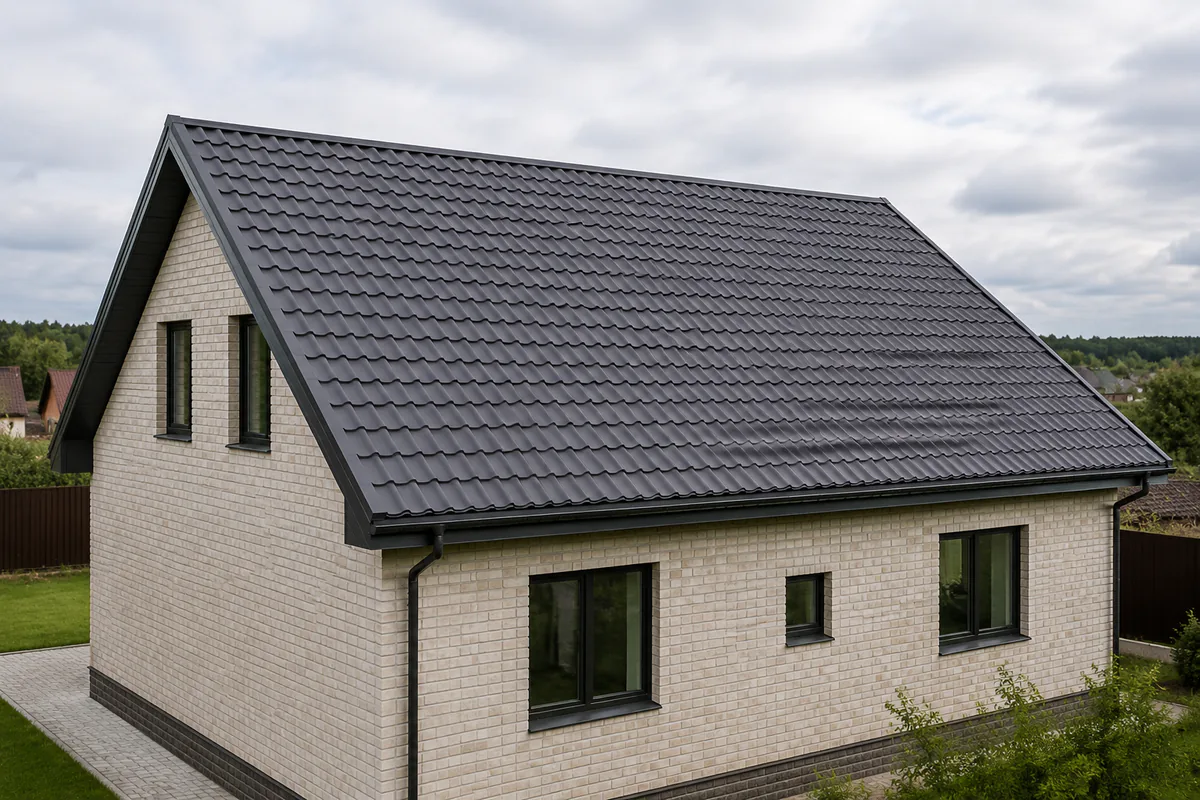Монтаж двускатной крыши — RoofBuy