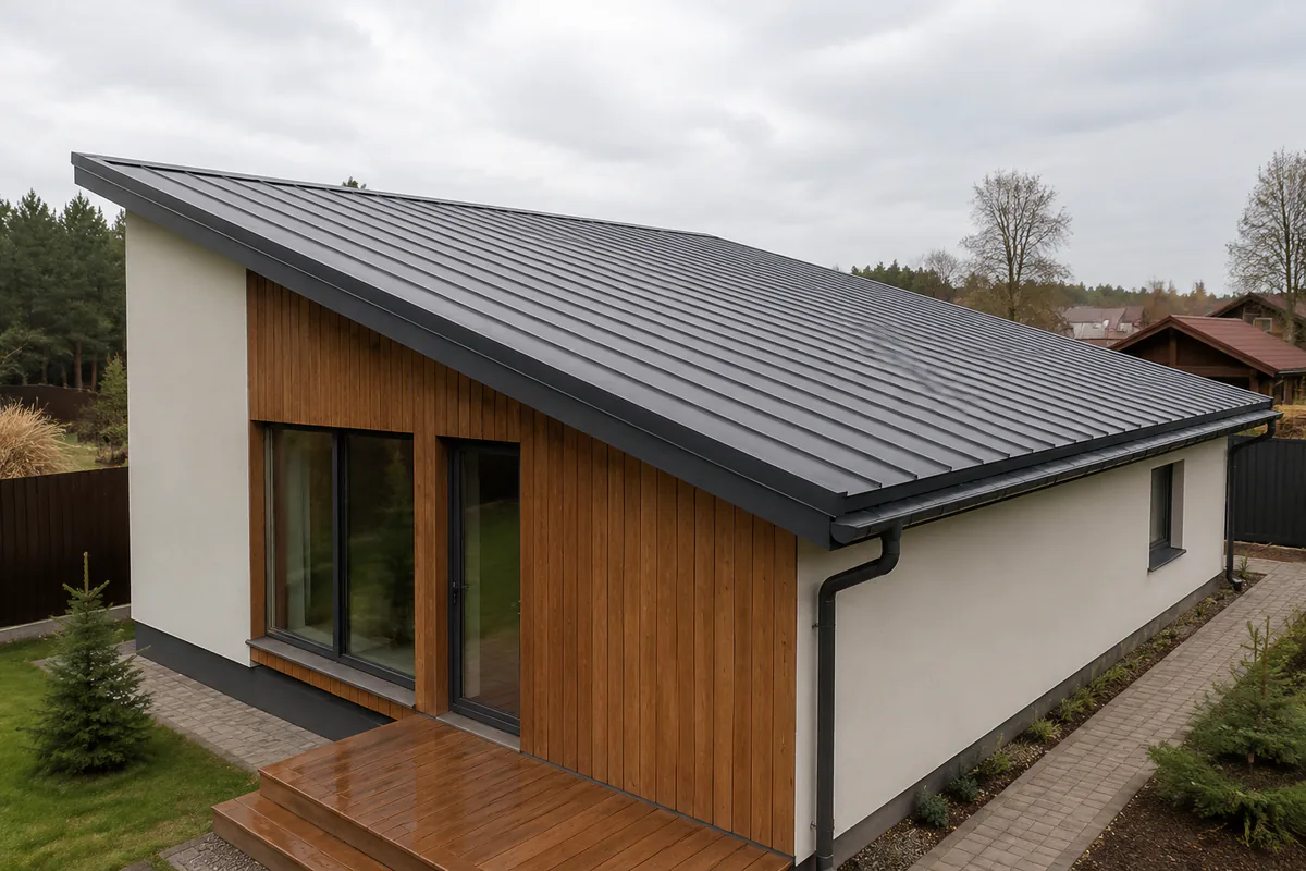 Монтаж односкатной крыши — RoofBuy